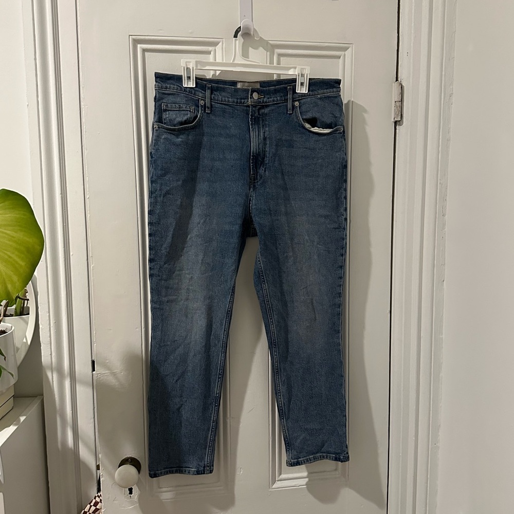 Everlane Cropped Original Cheeky Jeans (Size 32)
